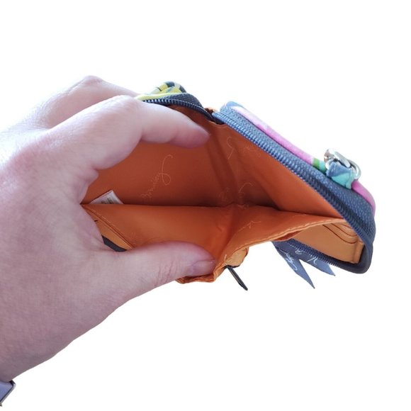 Vera Bradley Wristlet Jazzy Blooms Wallet Floral Colorful Please See Description - Picture 5 of 8